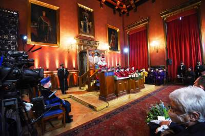 Tytuł doktora honoris causa UJ dla Olgi Tokarczuk. Fot. Marek Lasyk - zdjęcie 3