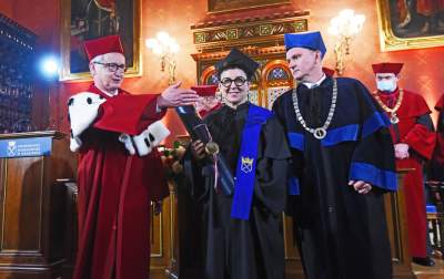 Tytuł doktora honoris causa UJ dla Olgi Tokarczuk. Fot. Marek Lasyk - zdjęcie 11