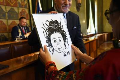 Olga Tokarczuk Honorową Obywatelką Krakowa. Fot. Marek Lasyk - zdjęcie 18