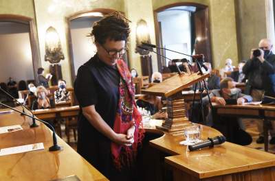 Olga Tokarczuk Honorową Obywatelką Krakowa. Fot. Marek Lasyk - zdjęcie 16