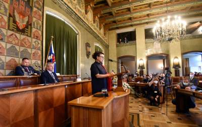 Olga Tokarczuk Honorową Obywatelką Krakowa. Fot. Marek Lasyk - zdjęcie 15