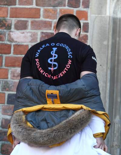 Młodzi Solidarnie z Protestem Medyków. Studenci protestowali w Krakowie - zdjęcie 24