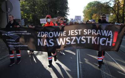 Młodzi Solidarnie z Protestem Medyków. Studenci protestowali w Krakowie - zdjęcie 5