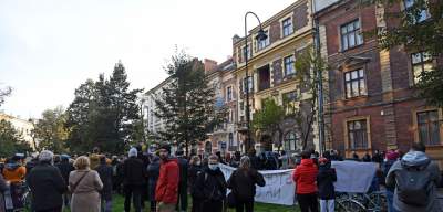 Marsz solidarności z osobami cierpiącymi na granicy polsko-białoruskiej - zdjęcie 15