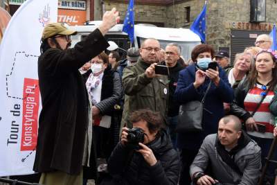 Protest w Dobczycach: Chyra, Hołdys, Bodnar i inni... - zdjęcie 11