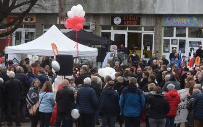Protest w Dobczycach: Chyra, Hołdys, Bodnar i inni... - zdjęcie 24