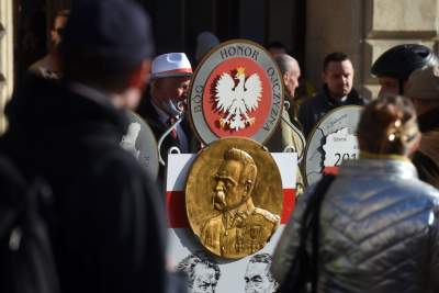 Kraków świętuje. 11 Listopada przed południem... - zdjęcie 24