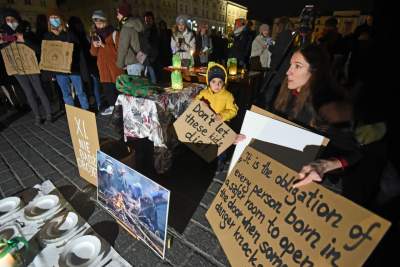 Wigilia dla imigrantów na krakowskim Rynku - zdjęcie 18