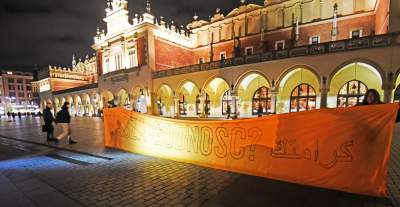 Wigilia dla imigrantów na krakowskim Rynku - zdjęcie 10