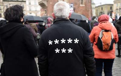 Protest w obronie wolnych mediów. fot. Marek Lasyk - zdjęcie 54