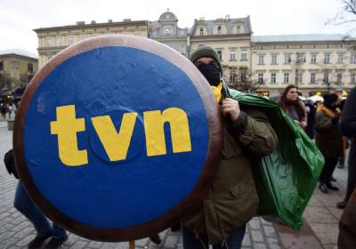 Protest w obronie wolnych mediów. fot. Marek Lasyk - zdjęcie 26