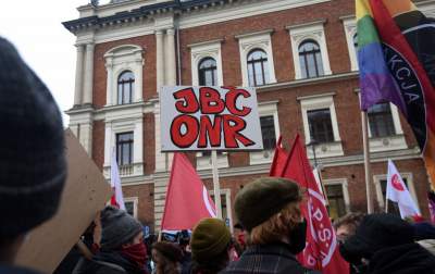 Demonstracja w Krakowie w 99. rocznicę zabójstwa Gabriela Narutowicza - zdjęcie 22