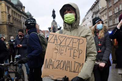 Demonstracja w Krakowie w 99. rocznicę zabójstwa Gabriela Narutowicza - zdjęcie 11