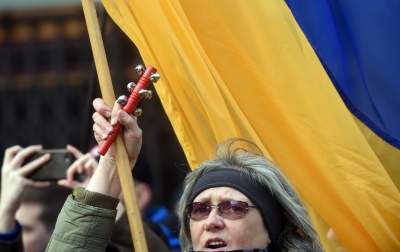 Marsz solidarności z Ukrainą w Krakowie. Finał przed konsulatem Rosji - zdjęcie 41