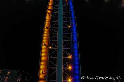 Kraków w ukraińskich barwach. Gest solidarności (fot. Jan Graczyński) - zdjęcie 3