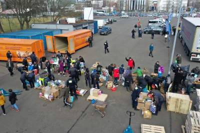 Tony darów dla walczącej Ukrainy, fot. B Świerzowski, Jan Graczyński (dron) - zdjęcie 5