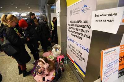 Dworzec Główny: punkt recepcyjny dla uchodźców z Ukrainy - zdjęcie 18