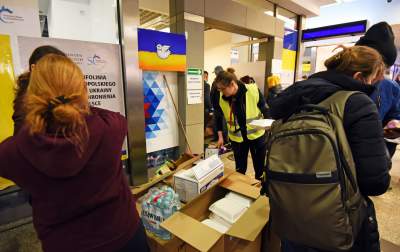 Dworzec Główny: punkt recepcyjny dla uchodźców z Ukrainy - zdjęcie 9