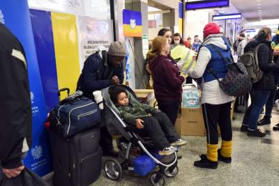 Dworzec Główny: punkt recepcyjny dla uchodźców z Ukrainy - zdjęcie 17