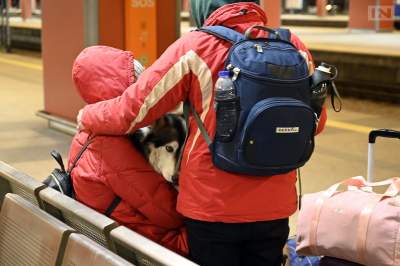 One też uciekają przed wojną. Sceny z krakowskiego dworca - zdjęcie 4