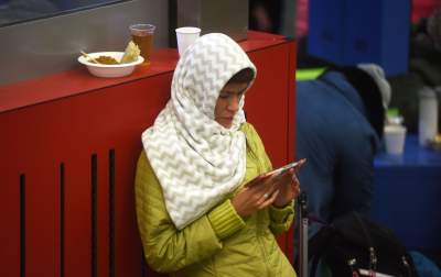 Krakowski dworzec tułaczy. Dzień szesnasty. Fot. Marek Lasyk - zdjęcie 3