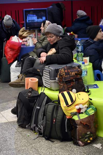 Krakowski dworzec tułaczy. Dzień szesnasty. Fot. Marek Lasyk - zdjęcie 2