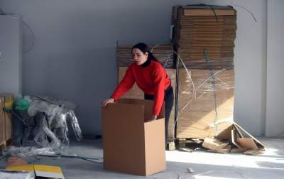 Praca w sortowni darów dla walczącej Ukrainy, fot. Marek Lasyk - zdjęcie 20