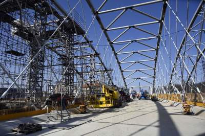 Drugi, nowy most kolejowy nad Wisłą prawie gotowy - zdjęcie 5