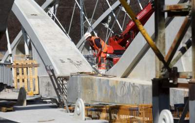 Drugi, nowy most kolejowy nad Wisłą prawie gotowy - zdjęcie 23