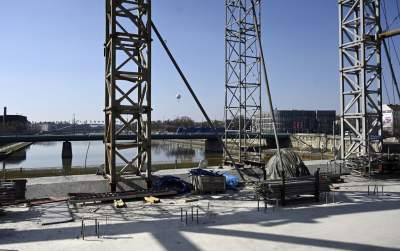 Drugi, nowy most kolejowy nad Wisłą prawie gotowy - zdjęcie 6