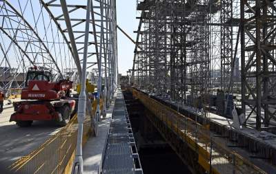 Drugi, nowy most kolejowy nad Wisłą prawie gotowy - zdjęcie 4