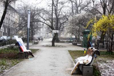 Skwer Wolnej Ukrainy. Tu znajduje się Konsulat Generalny Rosji - zdjęcie 12