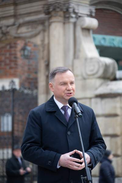 Wawel: obchody 12. rocznicy katastrofy w Smoleńsku (fot. Jan Graczyński) - zdjęcie 10