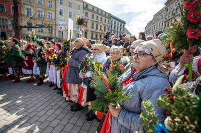 Niedziela Palmowa w Krakowie w obiektywie Jana Graczyńskiego - zdjęcie 15