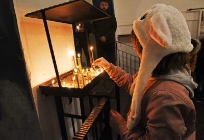 Prawosławna Wielkanoc w Krakowie, kilkugodzinna nocna liturgia - zdjęcie 45