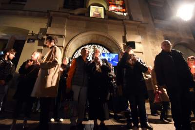 Prawosławna Wielkanoc w Krakowie, kilkugodzinna nocna liturgia - zdjęcie 40