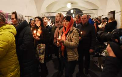 Prawosławna Wielkanoc w Krakowie, kilkugodzinna nocna liturgia - zdjęcie 50