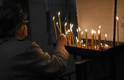 Prawosławna Wielkanoc w Krakowie, kilkugodzinna nocna liturgia - zdjęcie 21