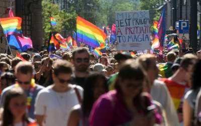 Radosny Marsz Równości w Krakowie: tu jest normalna Polska - zdjęcie 21