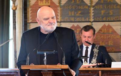 Andrzej Mleczko odbiera tytuł honorowego obywatela Krakowa, fot. Marek Lasyk - zdjęcie 26