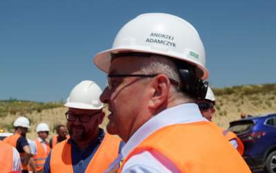 Gospodarska wizyta ministra na Północnej Obwodnicy Krakowa - zdjęcie 28