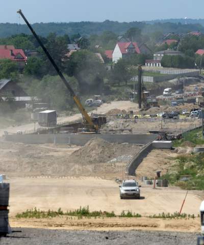 Gospodarska wizyta ministra na Północnej Obwodnicy Krakowa - zdjęcie 31