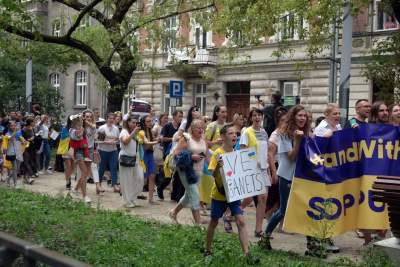 Marsz Niepodlegoci Ukrainy, fot. Marek Lasyk - zdjęcie 54