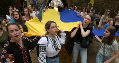 Marsz Niepodlegoci Ukrainy, fot. Marek Lasyk - zdjęcie 47