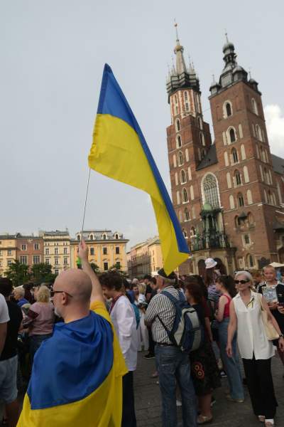 Marsz Niepodlegoci Ukrainy, fot. Marek Lasyk - zdjęcie 24