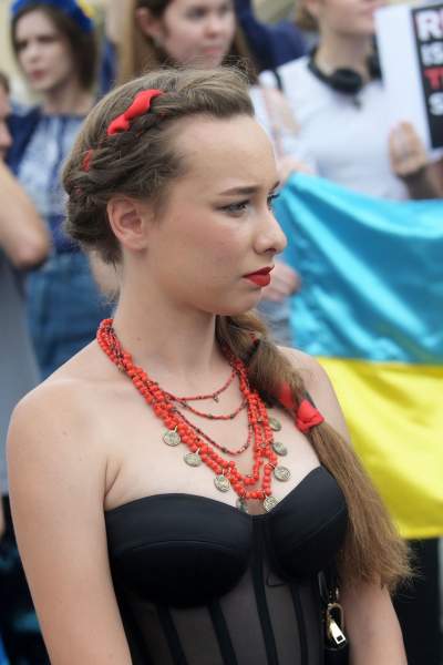 Marsz Niepodlegoci Ukrainy, fot. Marek Lasyk - zdjęcie 13