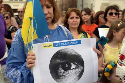 Marsz Niepodlegoci Ukrainy, fot. Marek Lasyk - zdjęcie 10