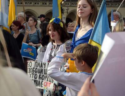 Marsz Niepodlegoci Ukrainy, fot. Marek Lasyk - zdjęcie 26