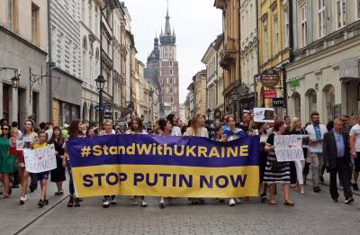 Marsz Niepodlegoci Ukrainy, fot. Marek Lasyk - zdjęcie 1