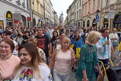 Marsz Niepodlegoci Ukrainy, fot. Marek Lasyk - zdjęcie 3